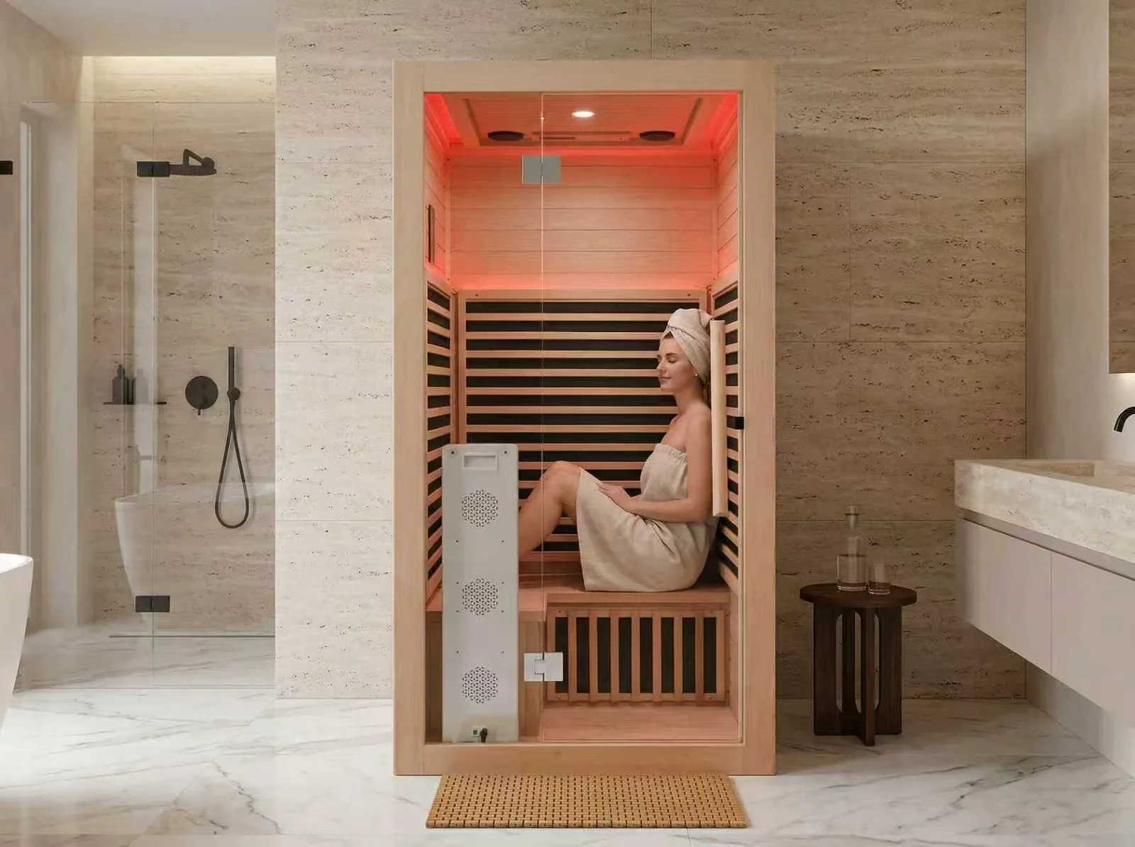 SIP-I062 Far-Infrared Indoor Sauna — 120 × 90 × 190 cm